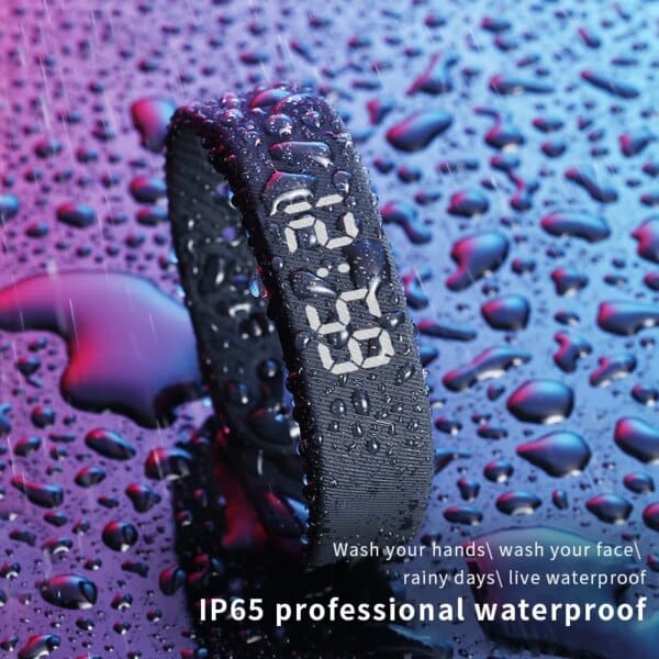 T5 Smart Waterproof Fitness Tracker with LED Display and Sleep Monitor - Image 3