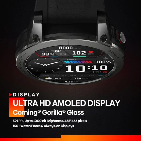 Premium GPS Smart Watch with Ultra HD Display and Bluetooth Calls - Image 4