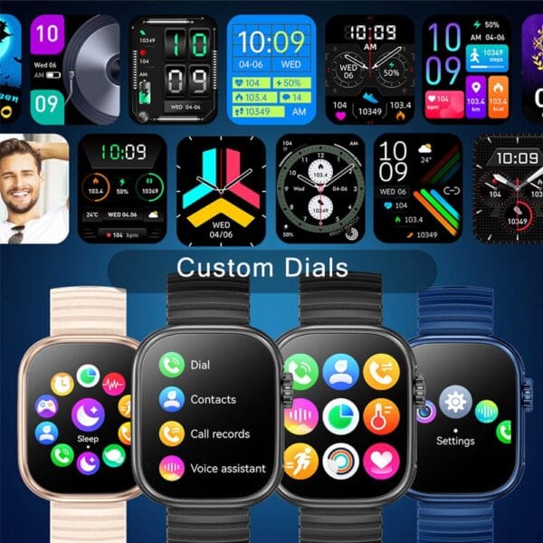 Smart Watch with LED Flashlight and 100+ Sport Modes - Image 3