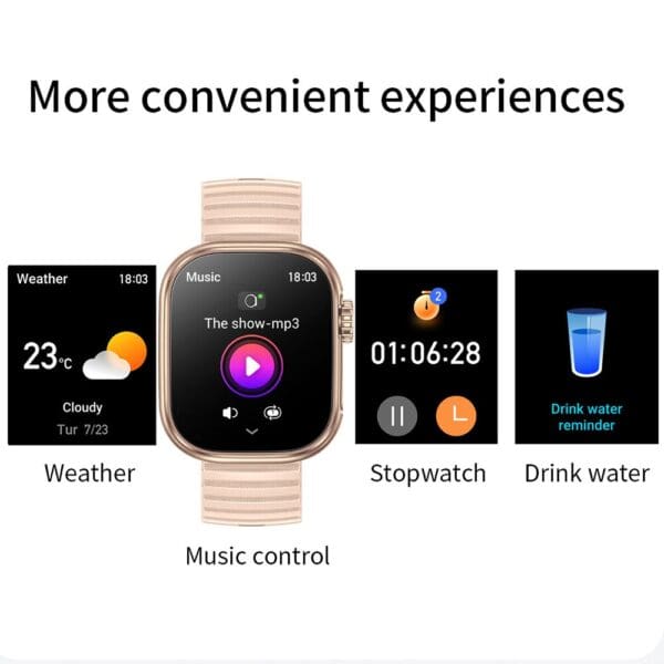 Smart Watch with LED Flashlight and 100+ Sport Modes - Image 7