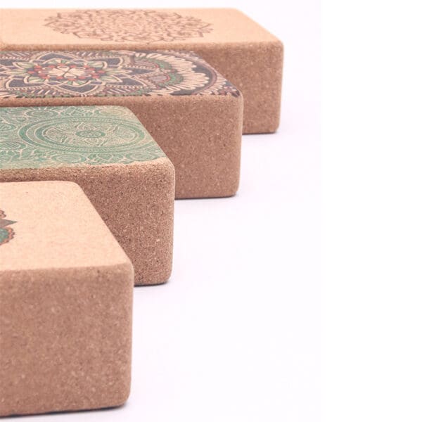 Bohemian Cork Yoga Blocks - Image 5