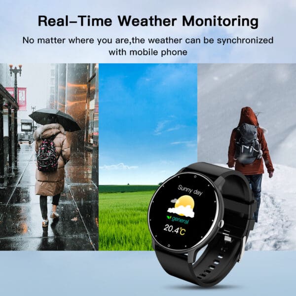 Smart Fitness Watch with Full Touch Screen & IP68 Waterproof - Image 5