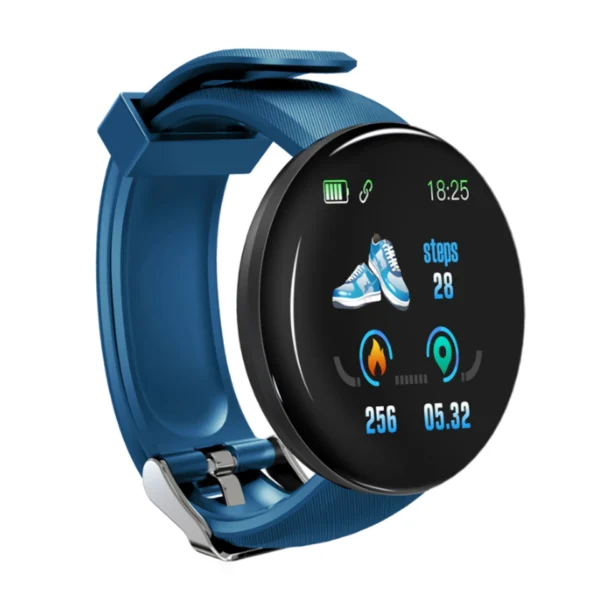 Smartwatch Round Fitness Tracker with Heart Rate Monitor