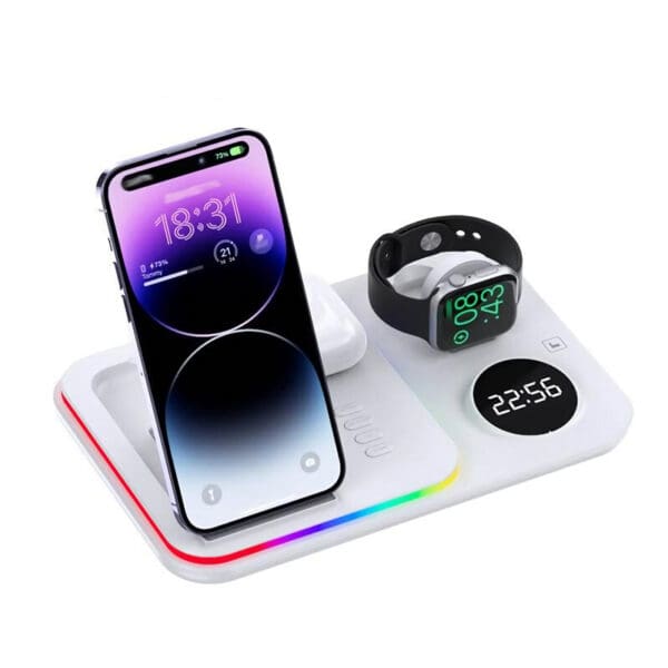 30W 5-in-1 Wireless Charger Stand for Samsung Watch - Image 2