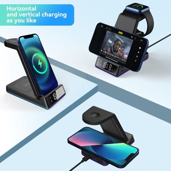 15W 5-in-1 Wireless Charger Stand - Image 5