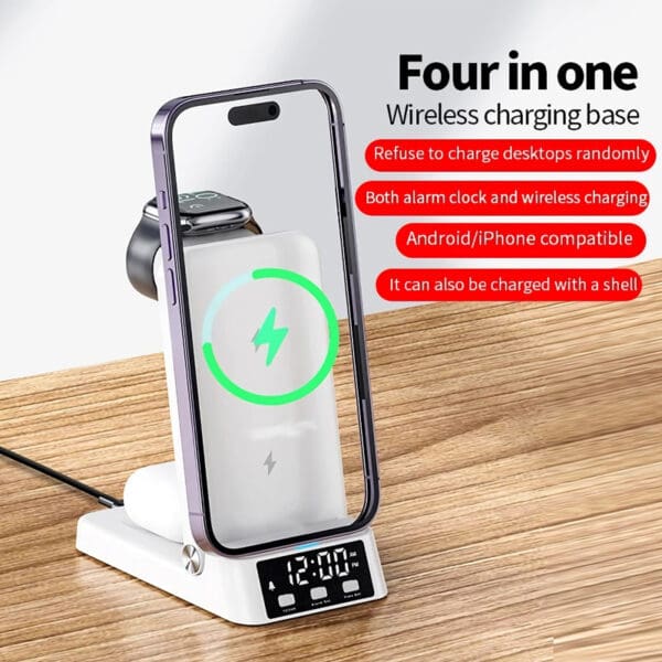 15W 4-in-1 Wireless Charging Stand - Image 3