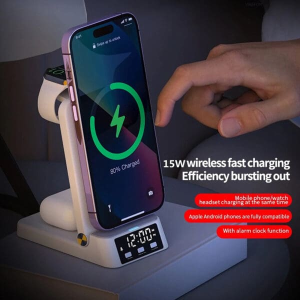 15W 4-in-1 Wireless Charging Stand - Image 5