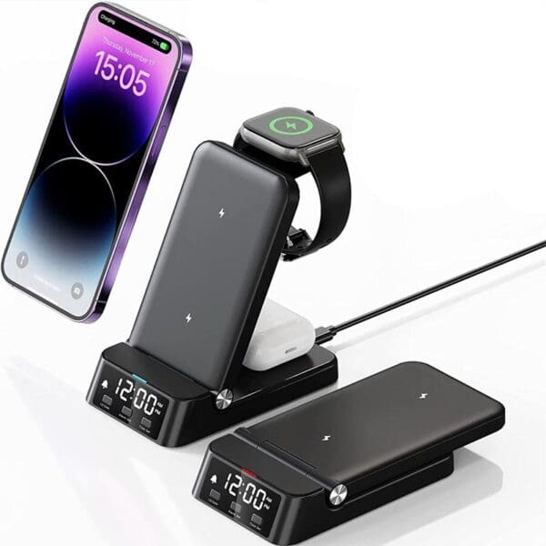 15W 4-in-1 Wireless Charging Stand