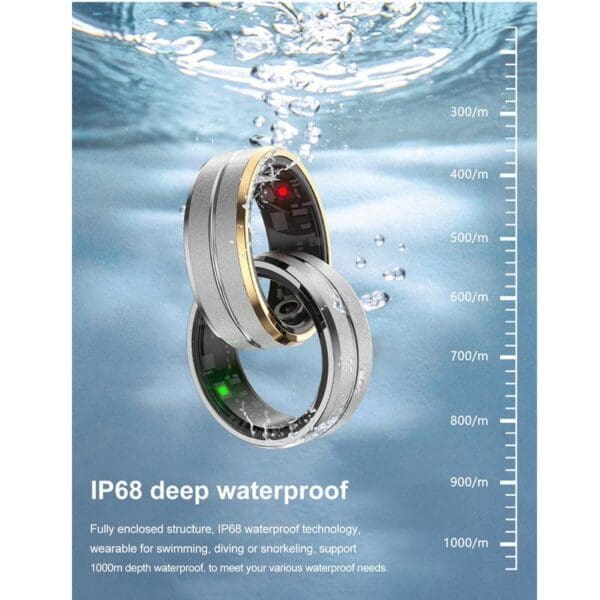 Smart Ring with Heart Rate, Blood Oxygen, and Sleep Monitor - Image 7