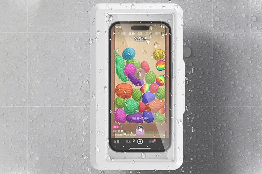 Shower Phone Holder with Touch Screen